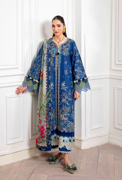 Insha 1A - Aezel Embroidered Cambric - Roheenaz