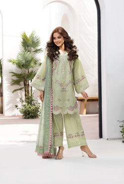 VT25-1A - Vital Unstitched Lawn`25 - Sobia Nazir