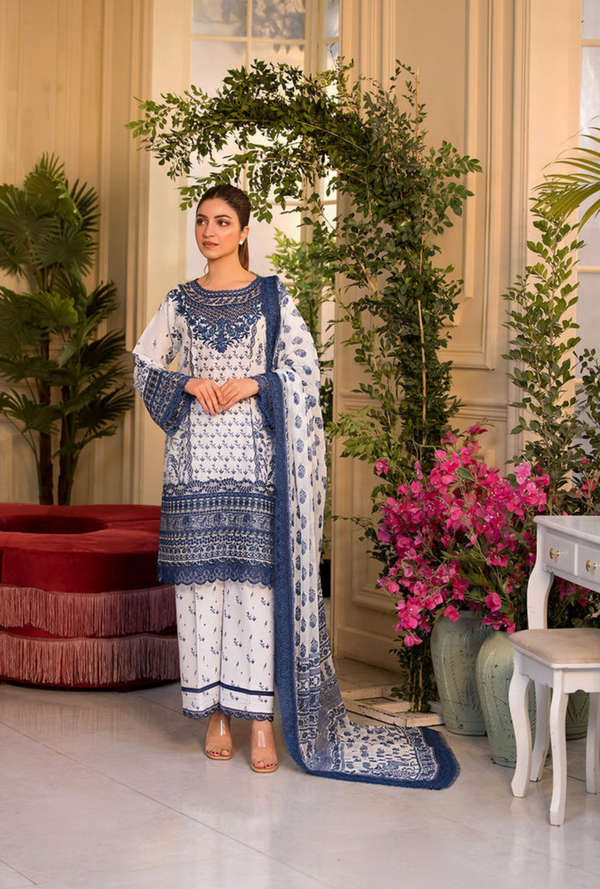 VT25-10B - Vital Unstitched Lawn`25 - Sobia Nazir