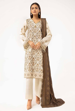 CV-42011 - 3 Pc Unstitched Printed - Gul Ahmed