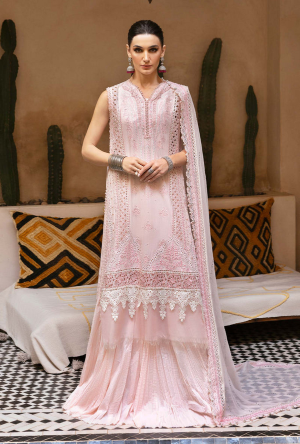D-2511-A - Voyage a`Luxury Unstitched Lawn `25 - Maria.B