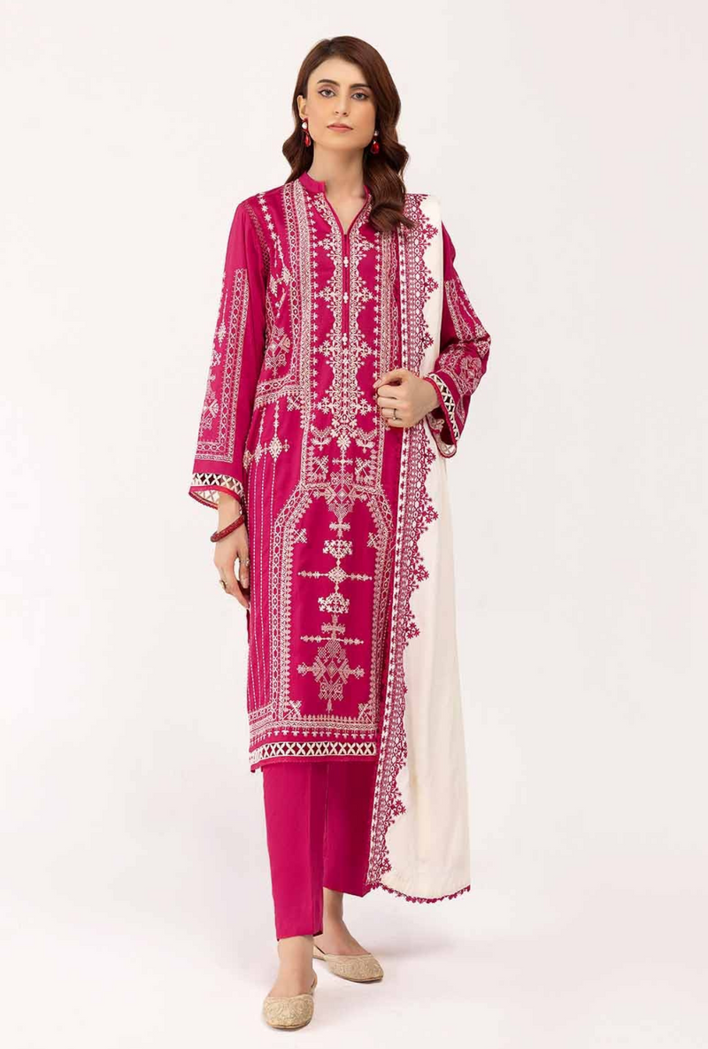 CV-42013 - 3 Pc Unstitched Printed - Gul Ahmed