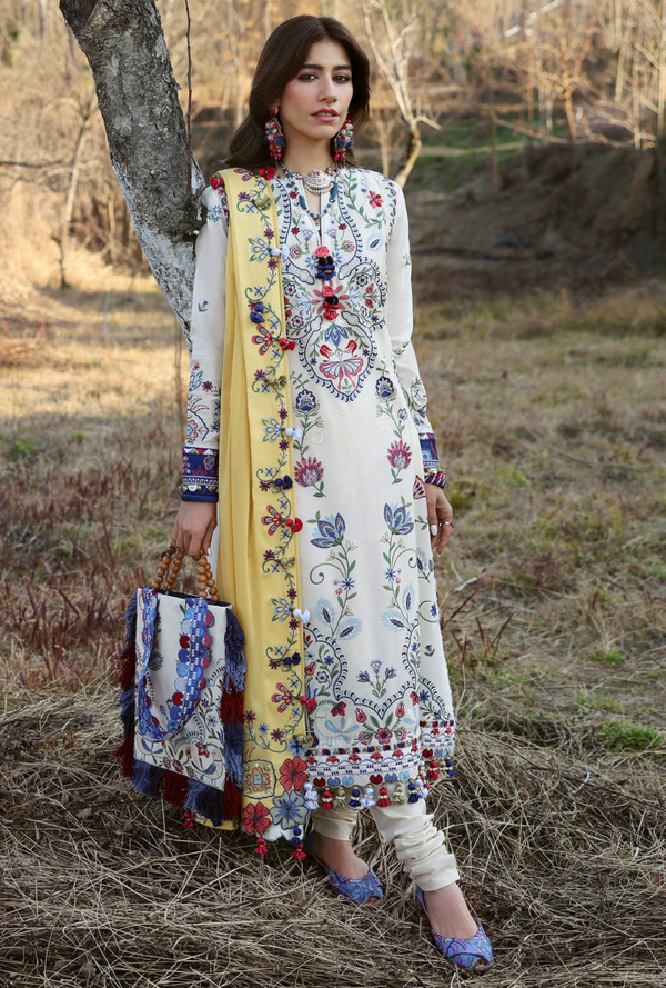 Kashur (ZL25-11 B) - Neelum Unstitched Lawn`25 - Zaha