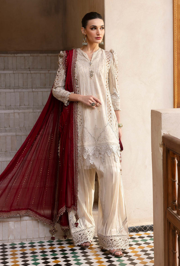 D-2511-B - Voyage a`Luxury Unstitched Lawn `25 - Maria.B