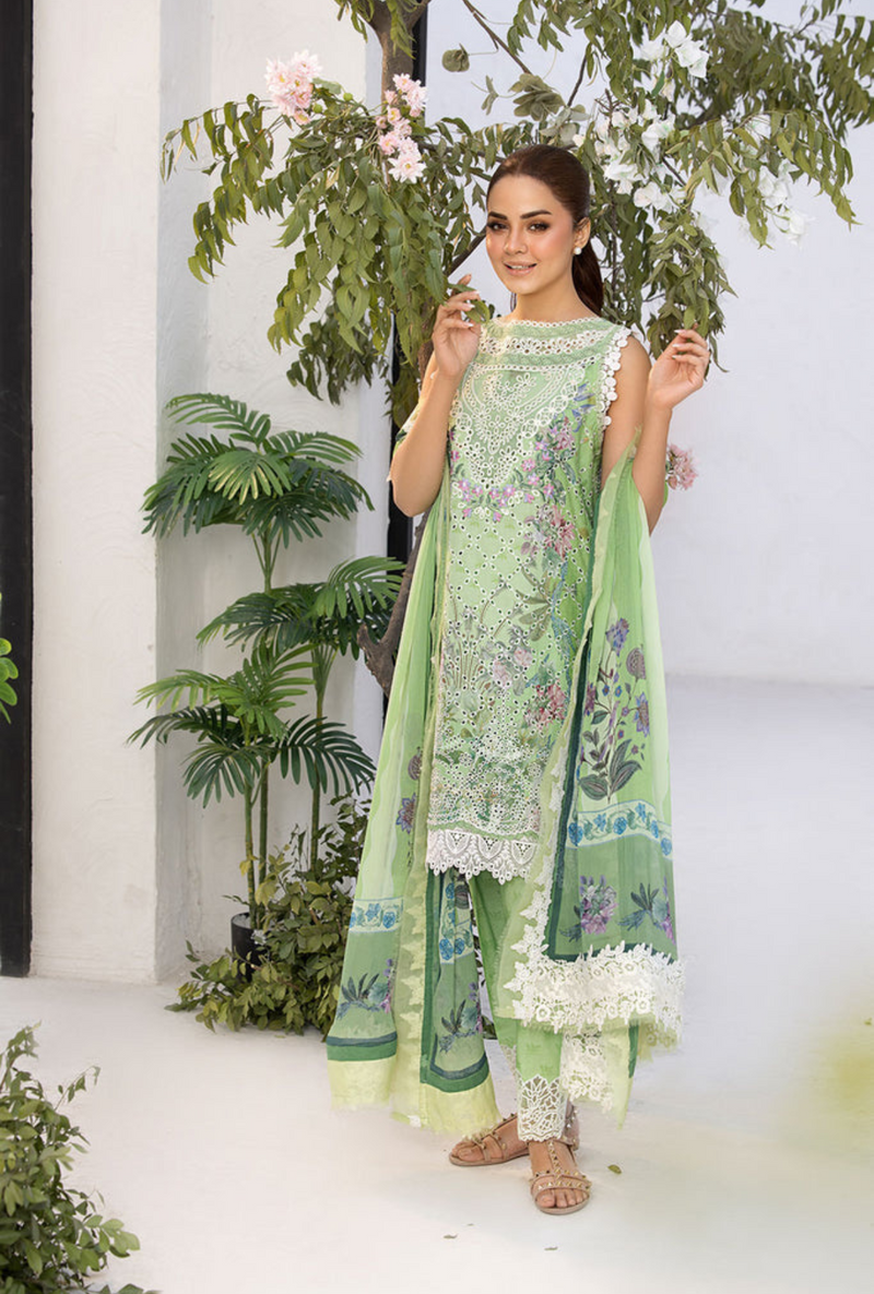 VT25-12 A - Vital Unstitched Lawn`25 - Sobia Nazir