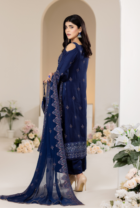 Wania - Luxury Viscose Embroidered Vol 2  - WL-191