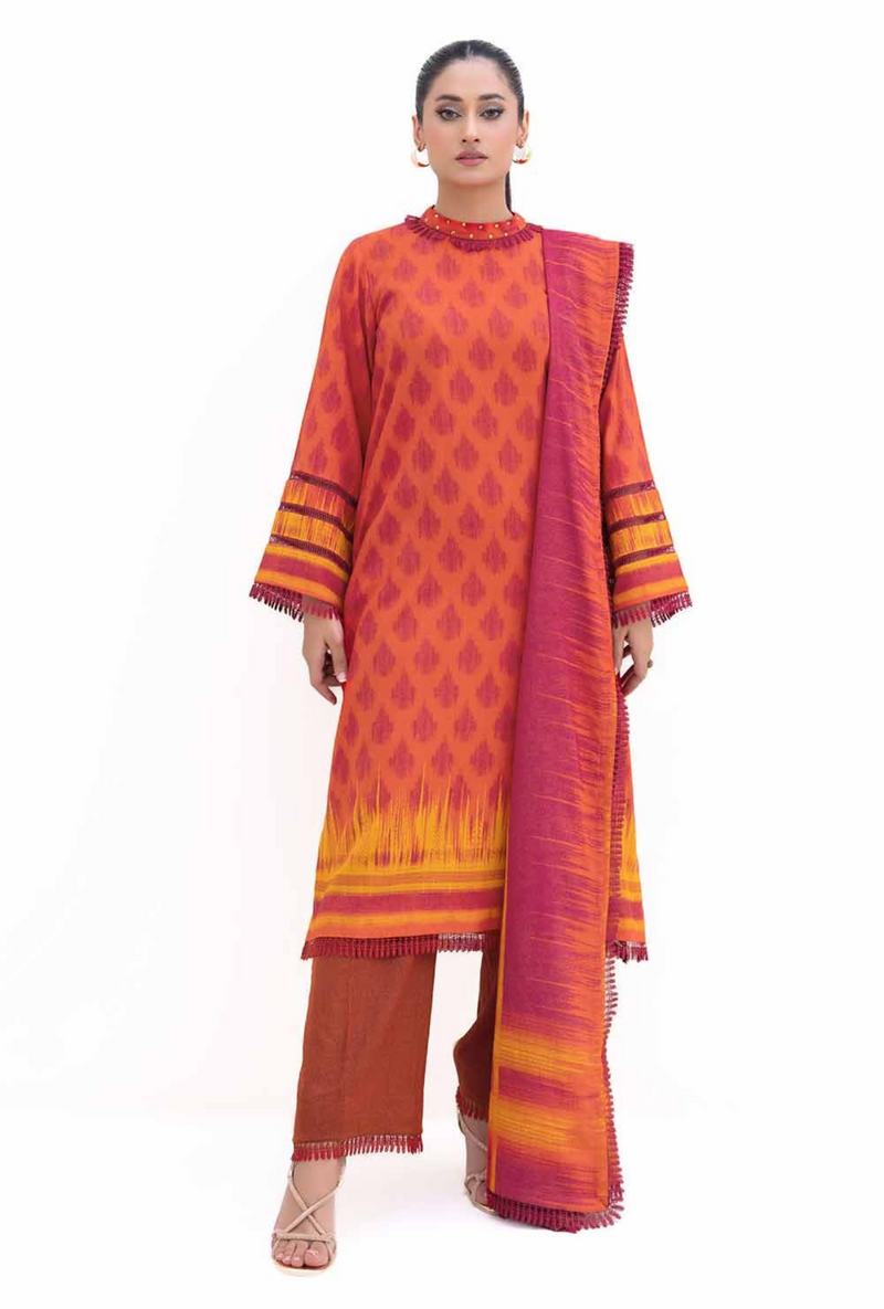 DH-42007 - 3 Pc Unstitched Printed - Gul Ahmed