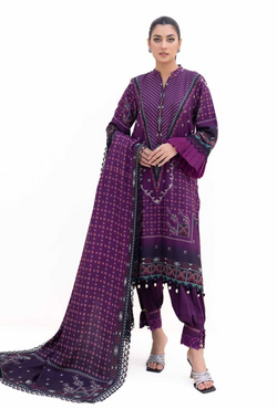 DH-42008 - 3 Pc Unstitched Printed - Gul Ahmed