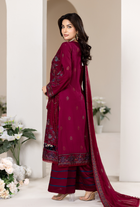 Wania - Luxury Viscose Embroidered Vol 2  - WL-197