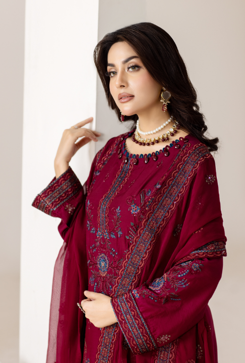 Wania - Luxury Viscose Embroidered Vol 2  - WL-197