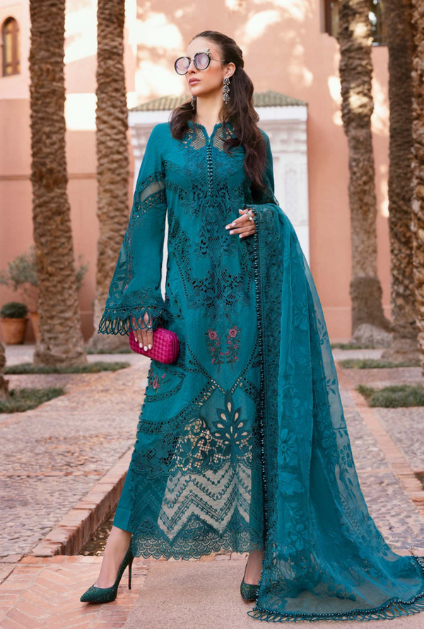 D-2513-B - Voyage a`Luxury Unstitched Lawn `25 - Maria.B