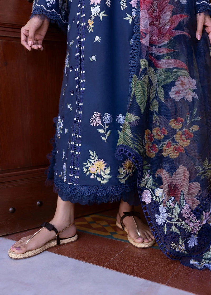 HANGING GARDENS 2-B - Bloom Unstitched Lawn - Saira Shakira