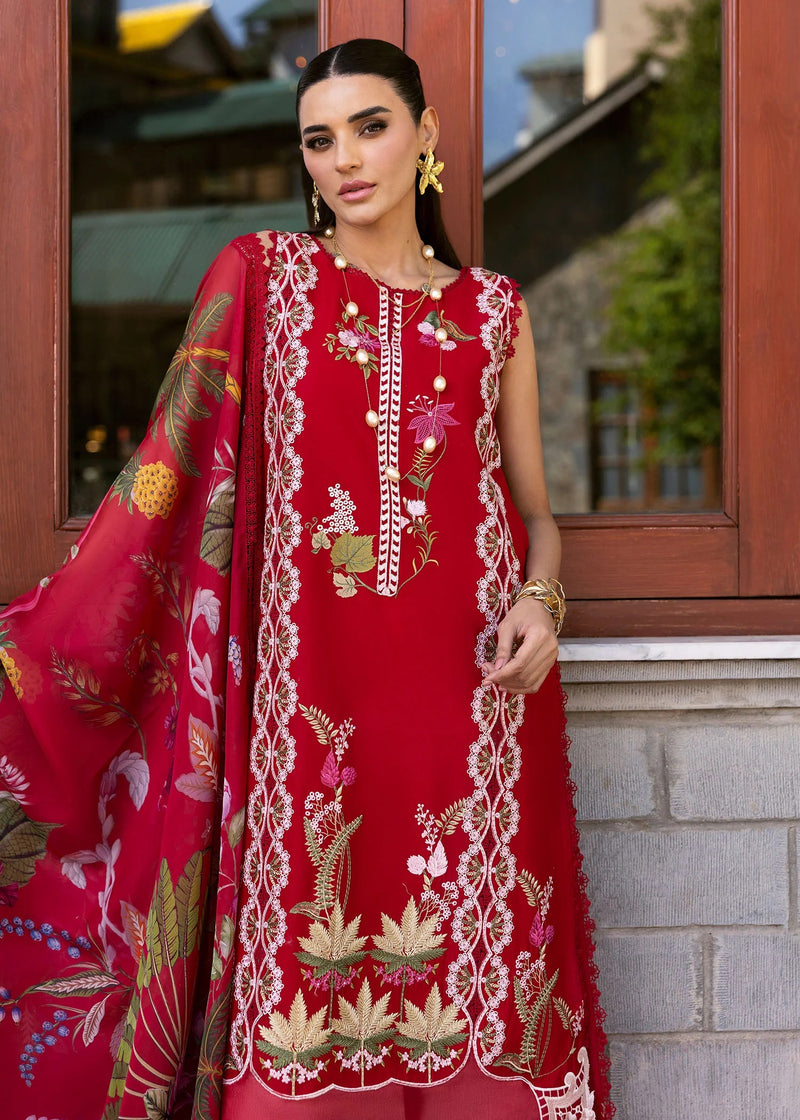 SAUVAGE 6-A - Bloom Unstitched Lawn - Saira Shakira
