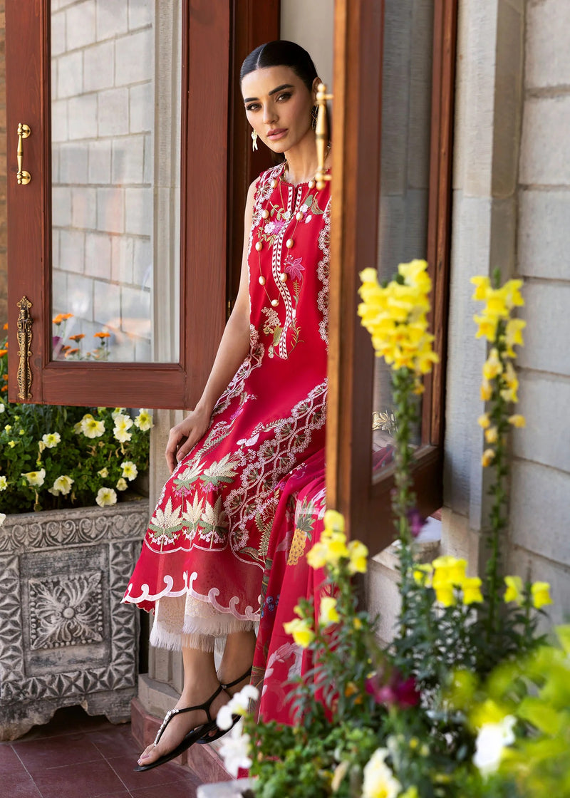 SAUVAGE 6-A - Bloom Unstitched Lawn - Saira Shakira