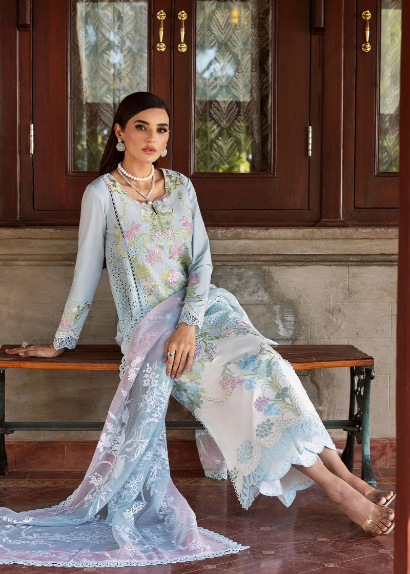 LOTUS REVERIE 4-B - Bloom Unstitched Lawn - Saira Shakira