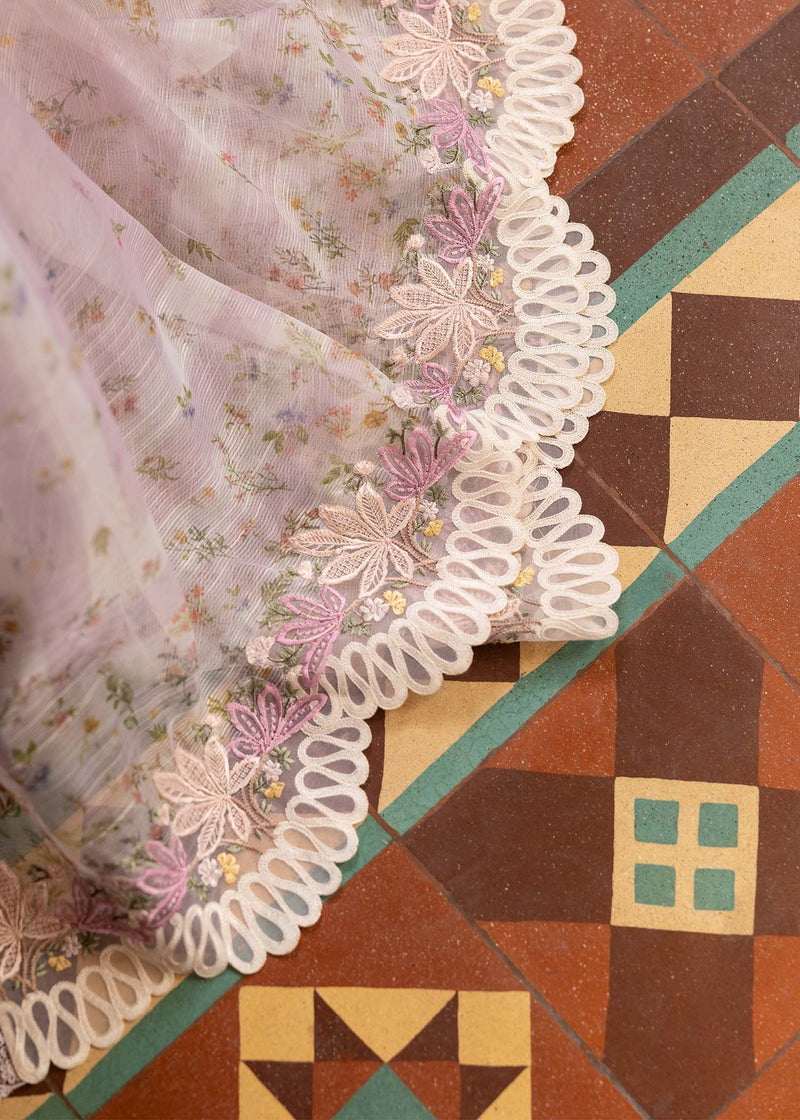SWEET OPEL 8-A - Bloom Unstitched Lawn - Saira Shakira
