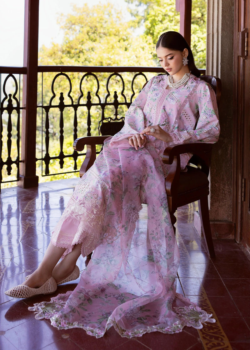 CELESTIAL BREEZE 5-A - Bloom Unstitched Lawn - Saira Shakira