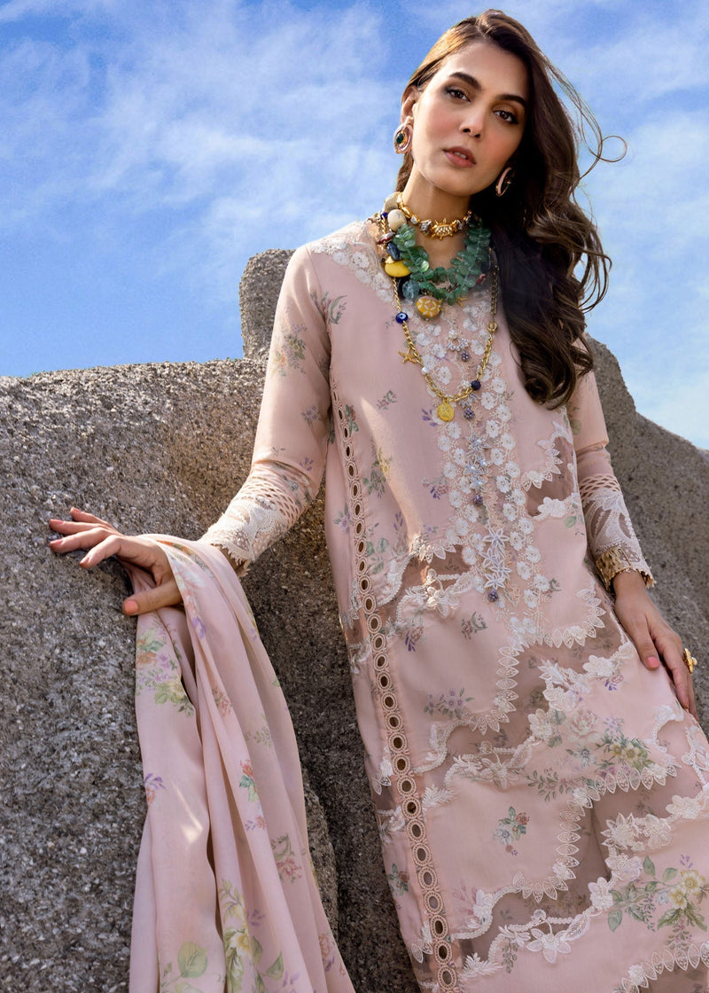 SERENA-B - Unstitched Luxury Lawn`25 - Saira Shakira