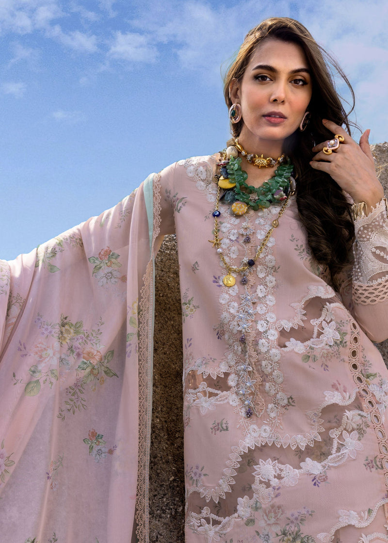 SERENA-B - Unstitched Luxury Lawn`25 - Saira Shakira