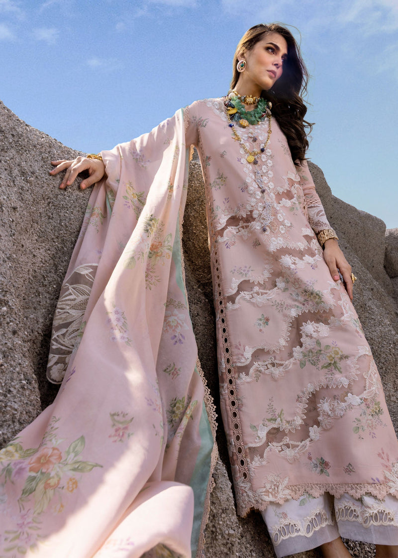 SERENA-B - Unstitched Luxury Lawn`25 - Saira Shakira