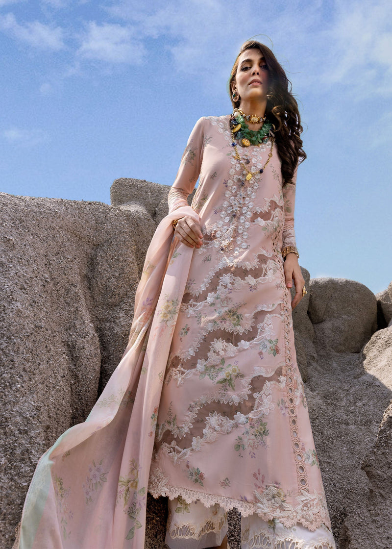 SERENA-B - Unstitched Luxury Lawn`25 - Saira Shakira