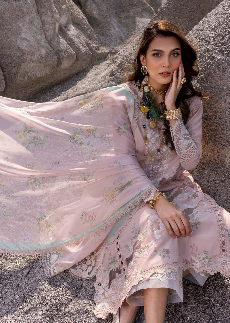 SERENA-B - Unstitched Luxury Lawn`25 - Saira Shakira