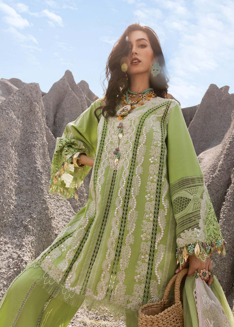 NADINE-B - Unstitched Luxury Lawn`25 - Saira Shakira