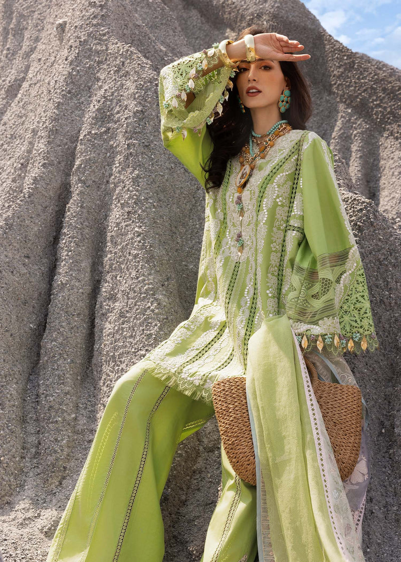 NADINE-B - Unstitched Luxury Lawn`25 - Saira Shakira