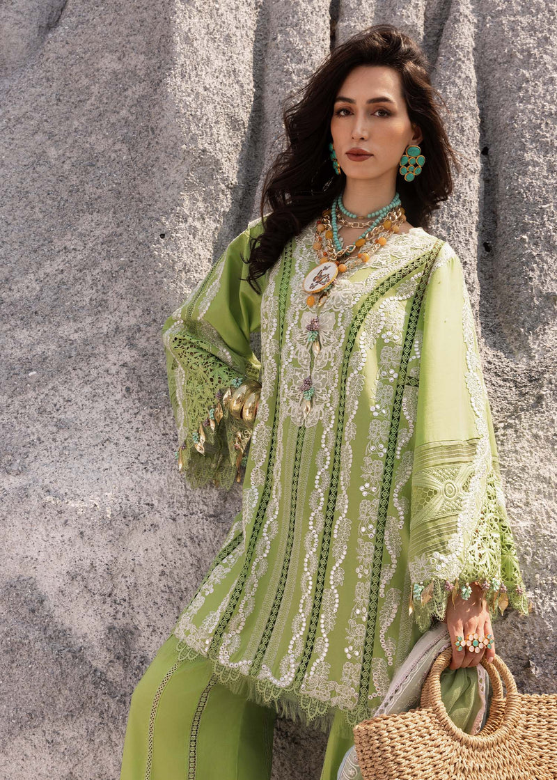 NADINE-B - Unstitched Luxury Lawn`25 - Saira Shakira