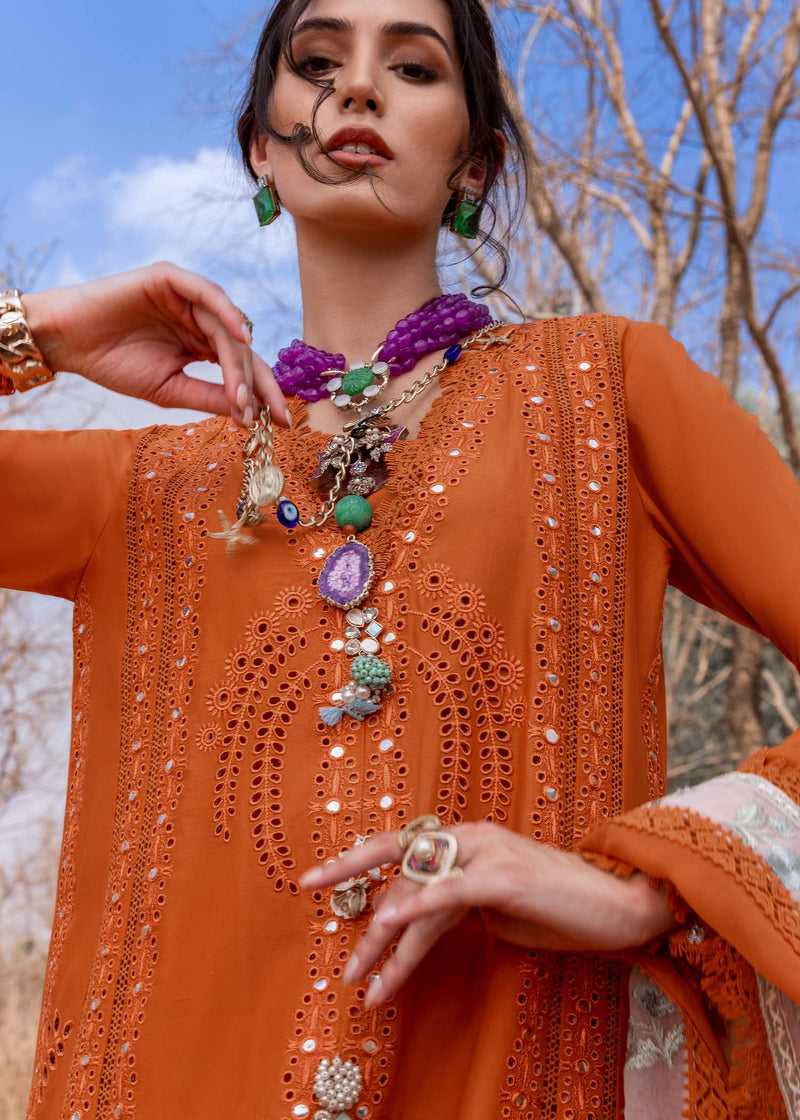 SHAMS-B - Unstitched Luxury Lawn`25 - Saira Shakira