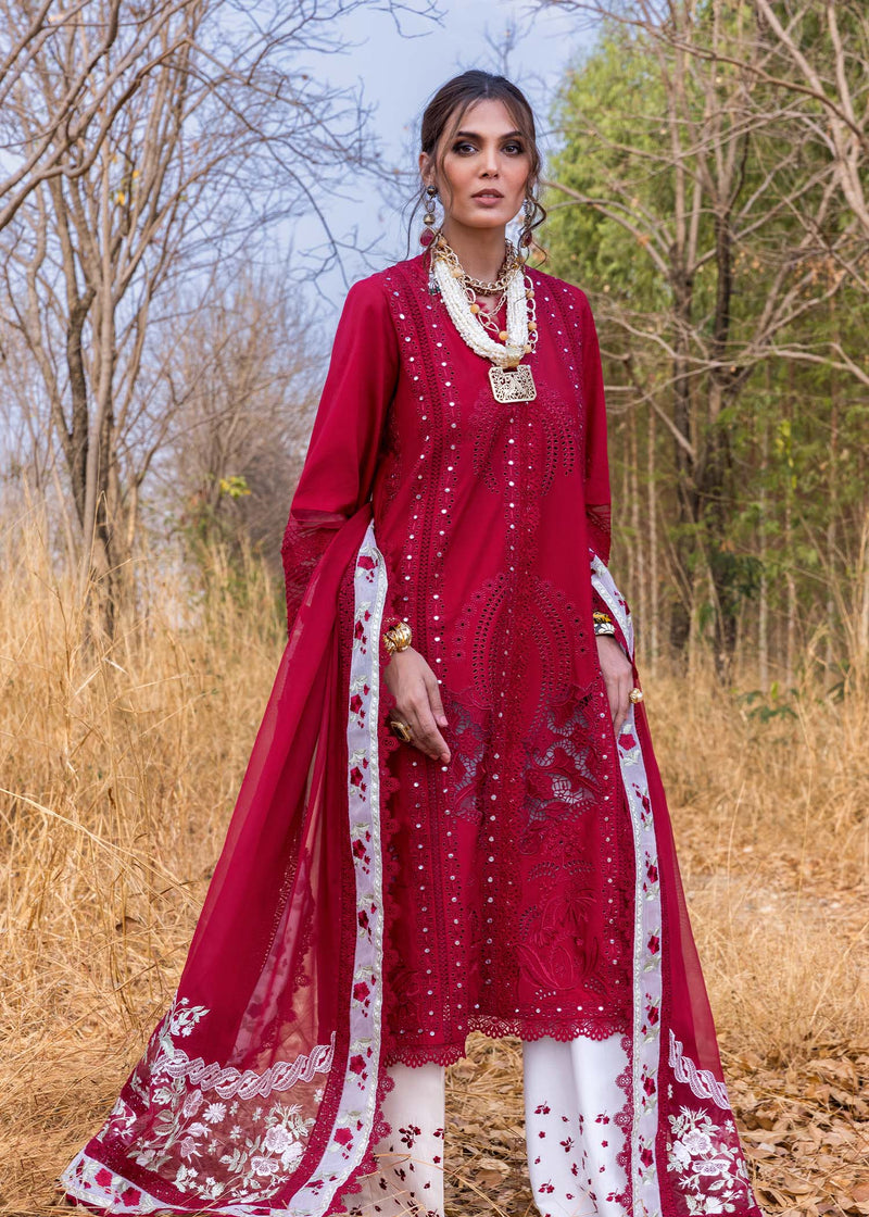 SHAMS-A - Unstitched Luxury Lawn`25 - Saira Shakira