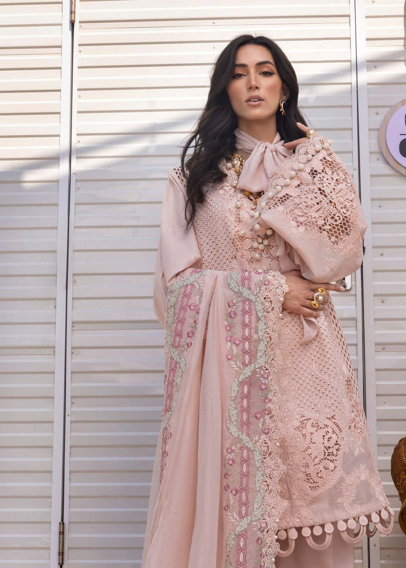 LEYLA-A - Unstitched Luxury Lawn`25 - Saira Shakira