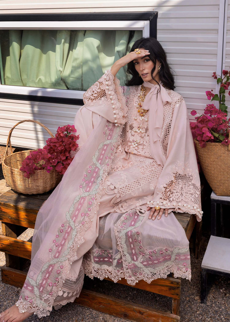 LEYLA-A - Unstitched Luxury Lawn`25 - Saira Shakira