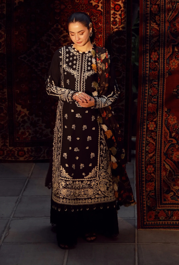 Mausam - Winter Shawl Unstitched - Maryam Hussain