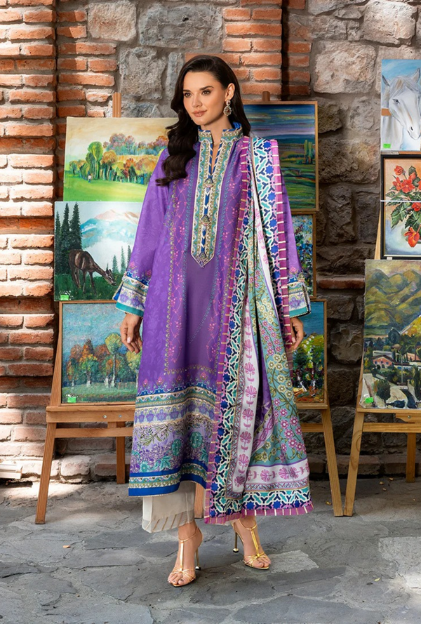 Cosmic Spindle - Nirvana Printed Silk - Mushq Hemline