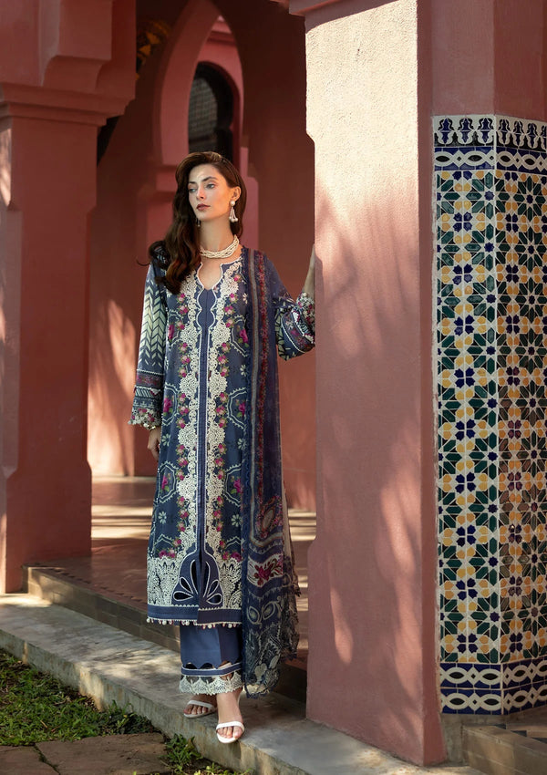 ETS - 04A Sylvie - Signature Embroidered Lawn - Elaf Premium