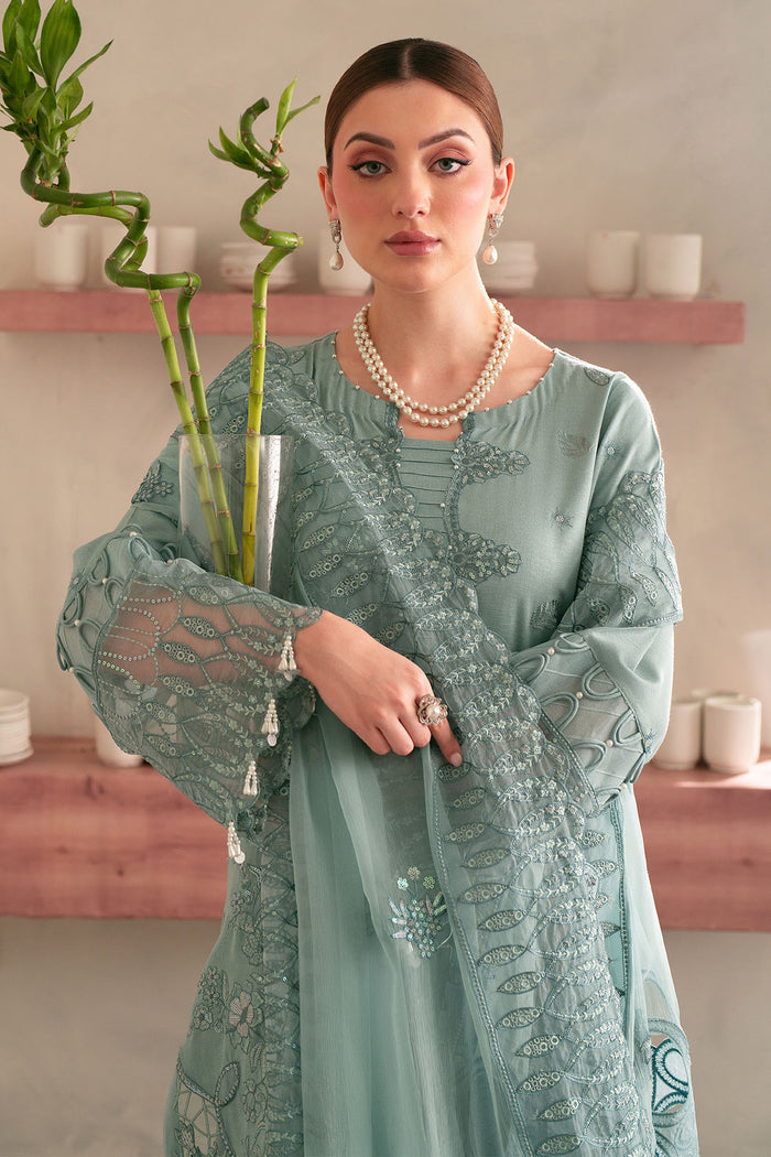 NE-100 - Embroidered Chikankari Khadder - Nureh