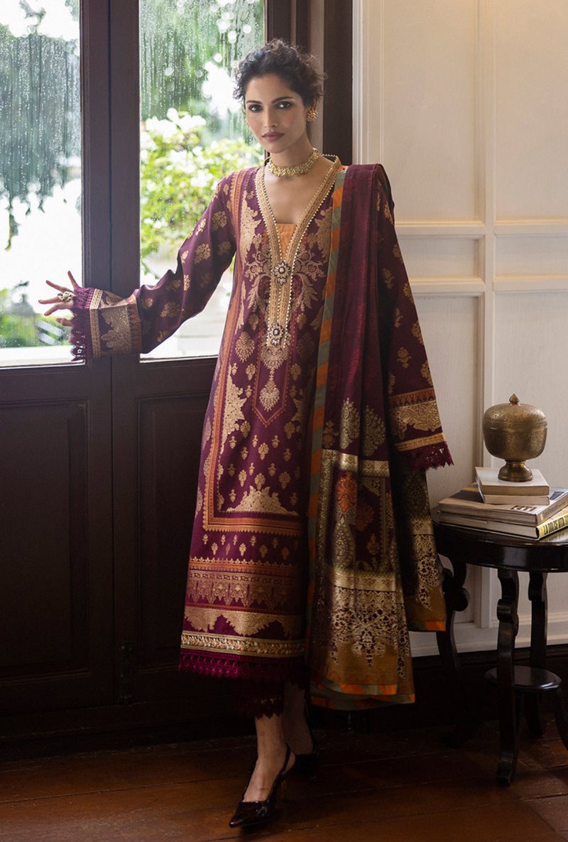 Morphea -Seraph Jacquard Lawn `25 - Mushq