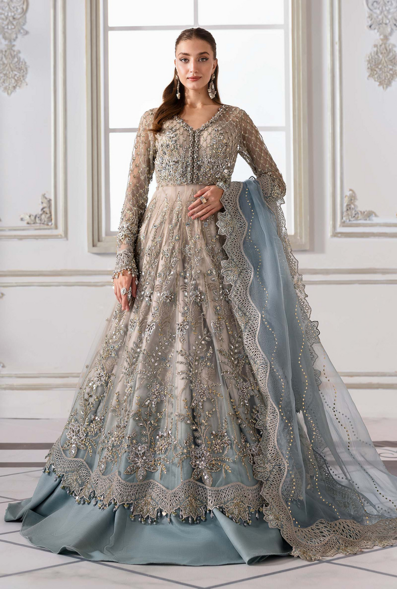 BD-3002 - Mbrodidered Unstitched Collection - Maria B