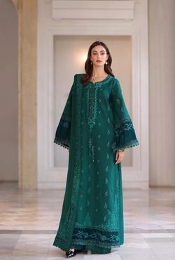 Emerald Reverie - Noor Winter Pashmina Shawls - Noor by Saadia Asad