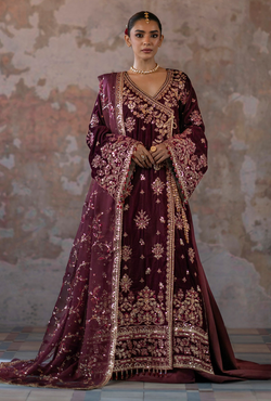 Anika - Saanjh Unstitched velvet - Emaan Adeel