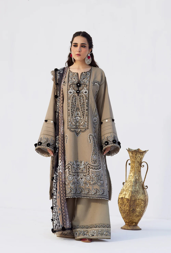 02-Rukh - Winter Unstitched - Saira Rizwan
