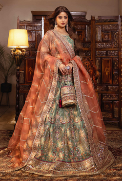 SB-26 Raqs - Sajal Bridal Collection - Serene