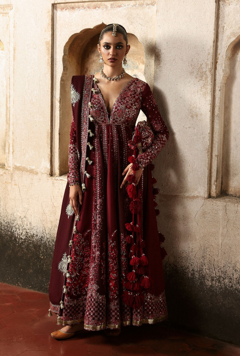 Gulnar - Massarat Festive Unstitched - Hussain Rehar