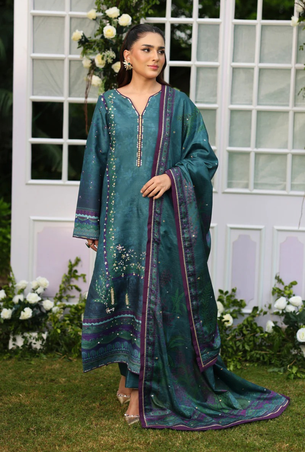 Behnaz - Luxury Silk Printed - Rang Rasiya