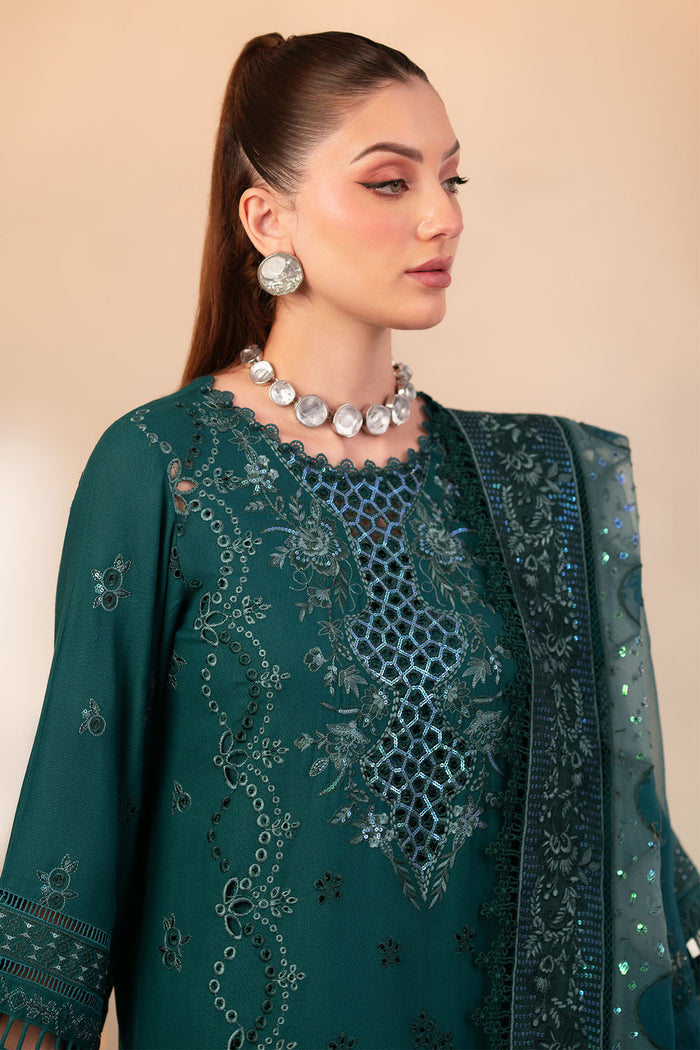 NE-101 - Embroidered Chikankari Khadder - Nureh