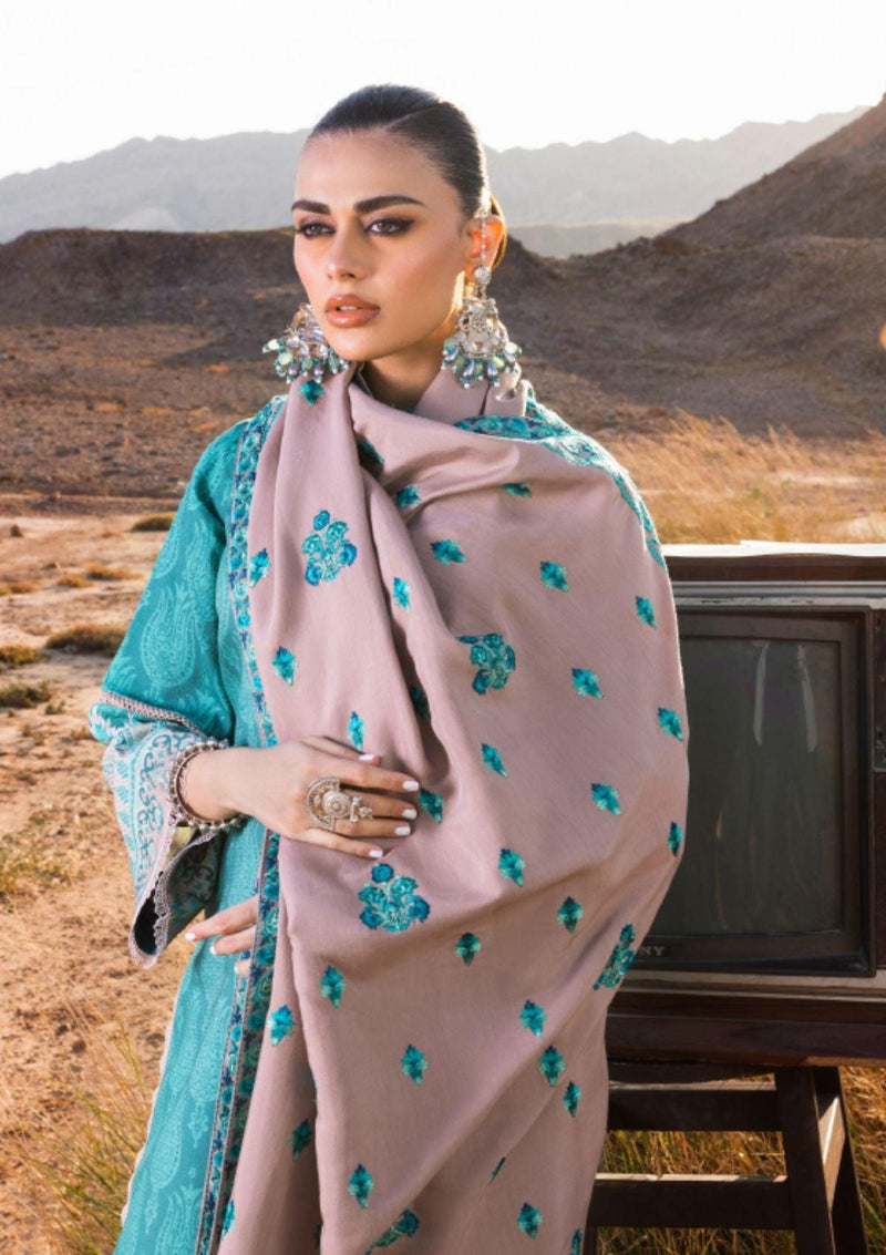 D-08 Parsa - Winter Shawls Unstitched - Zainab Chottani