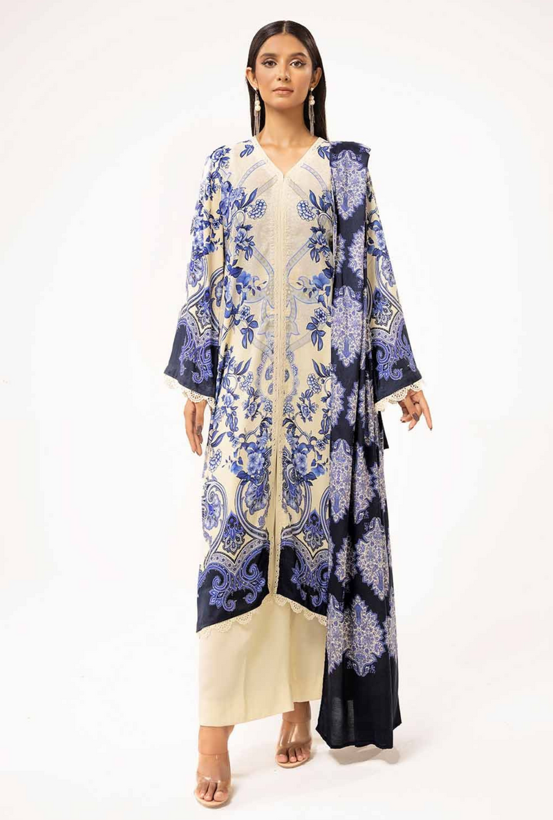 LT-42010 - 3 Pc Unstitched Printed - Gul Ahmed