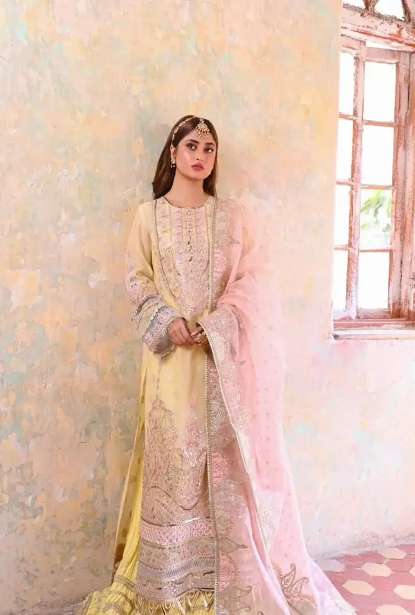 Qalamkar - Sahiba Luxury Formals 23 - SF-02 MANHA - Formal Collection