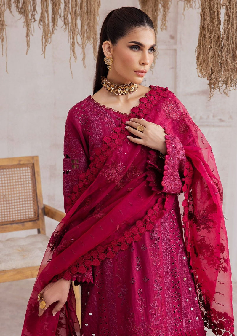 NE-40 - Embroidered Chikankari Khadder - Nureh